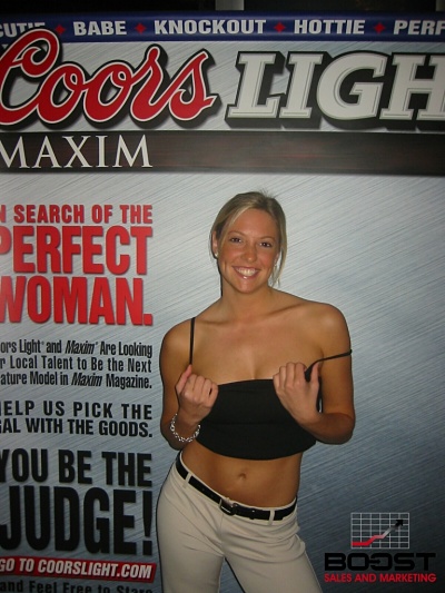 Sexy Coors Light Maxim Girl Search