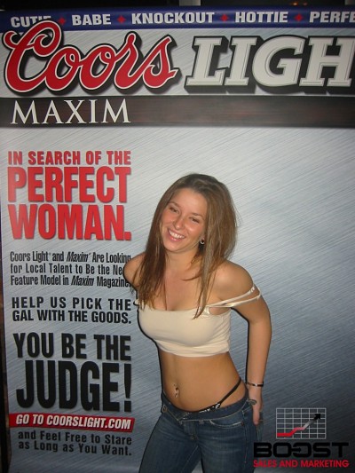 Sexy Coors Light Maxim Girl Search