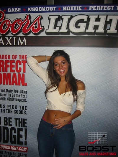 Sexy Coors Light Maxim Girl Search