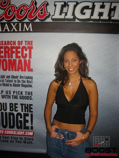 Sexy Latina with Nice Breast wants to be a Coors Light Maxim Girl Search