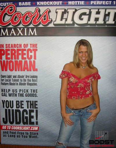 Sexy Coors Light Maxim Girl Search