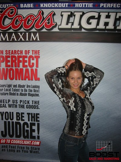 Sexy Coors Light Maxim Girl Search