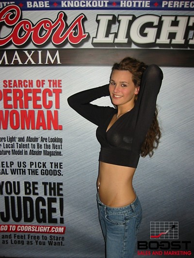 Sexy Coors Light Maxim Girl Search