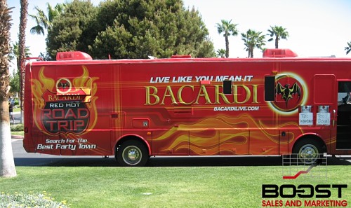 Bacardi Live Travel Bus