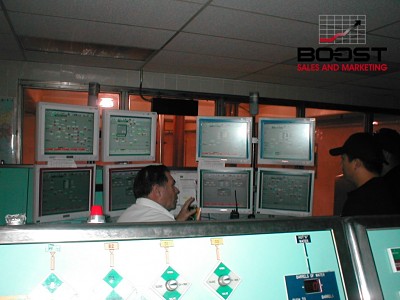 Coors brewery control room in golden Colorado 