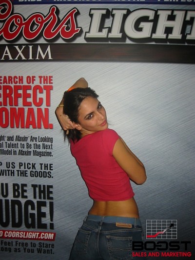 Sexy Argentinian Coors Light Maxim Girl Search wanting to become the next coors light model - she has a sexy ass with curves